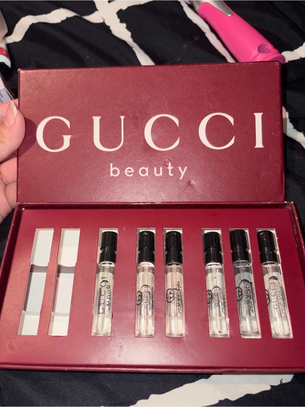 Gucci Beauty Mini Vial Set - Red Box with Clear Vials - Picture 3 of 6